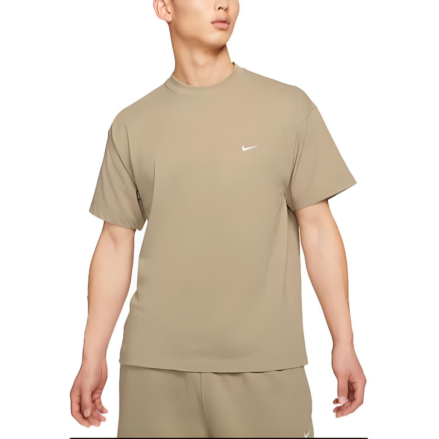 Nike Solo Swoosh Tee  Khaki  Men s DA0321-247 S
