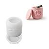 Magnolia Lily Design Flowerpot Molds Reusable DIY Resin Plaster Storage Box Molds for Nordic Home Decor