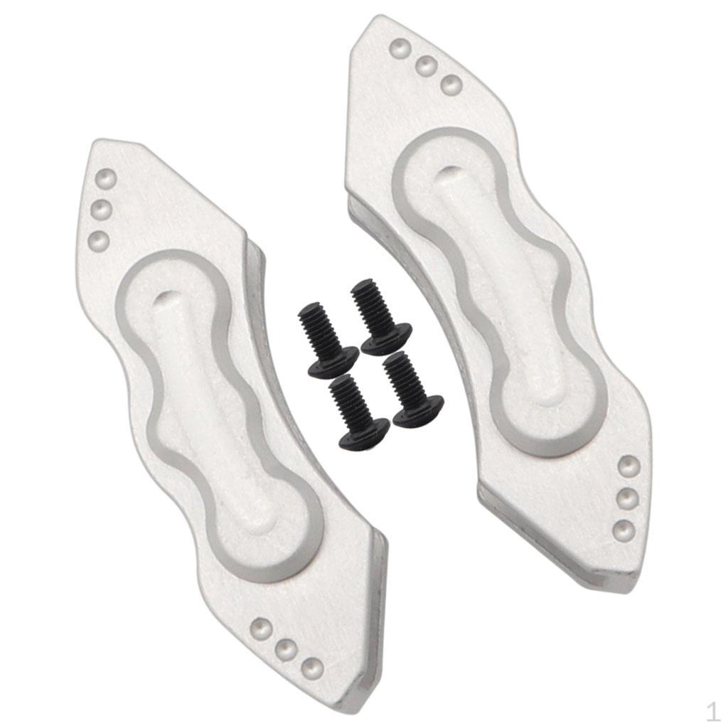 

1 Pair Upgrade 1:6 RC Front Rear Brake Caliper for 9320977 Crawler Car Accessories Spare Parts Sliver