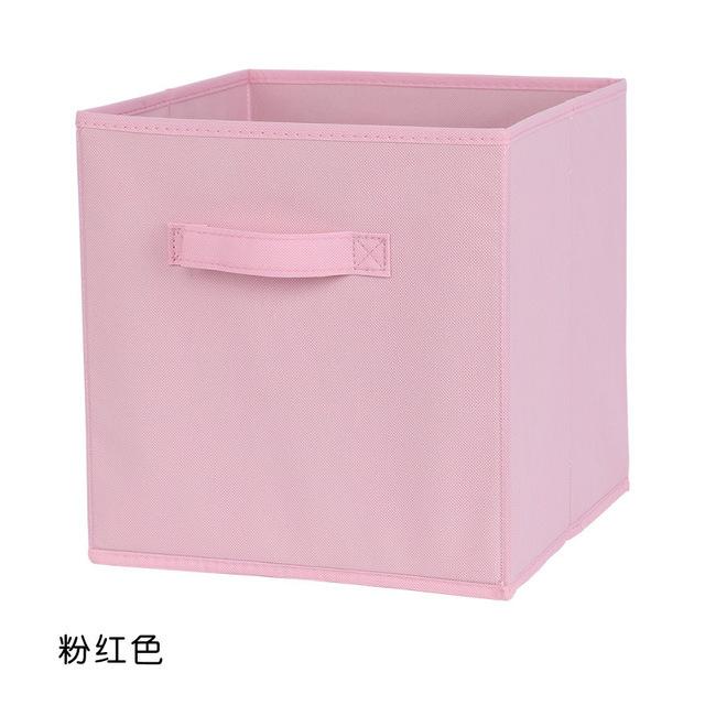 Collapsible Cube Storage Bin Non Woven Fabric Storage Box Home Supplies, Kid Toy Storage Organizer Cabinet Drawer Organization