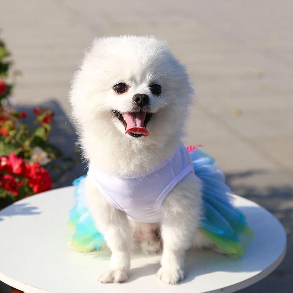 Breathable Pet  Princess Dress Soft Pet Skirt Fashion Sweet Dog Skirt  Pet Supplies