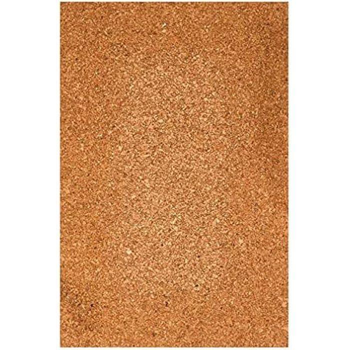 Cork Sheets - FAIBO - Pack of 10 - Brown - Natural Fiber - 1 Cm