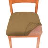 1 Piece For Sale Removable Dining Chair Seat Cover Velvet Stretch Chair Seat Cushion Slipcover For Dining Room Kitchen Chairs