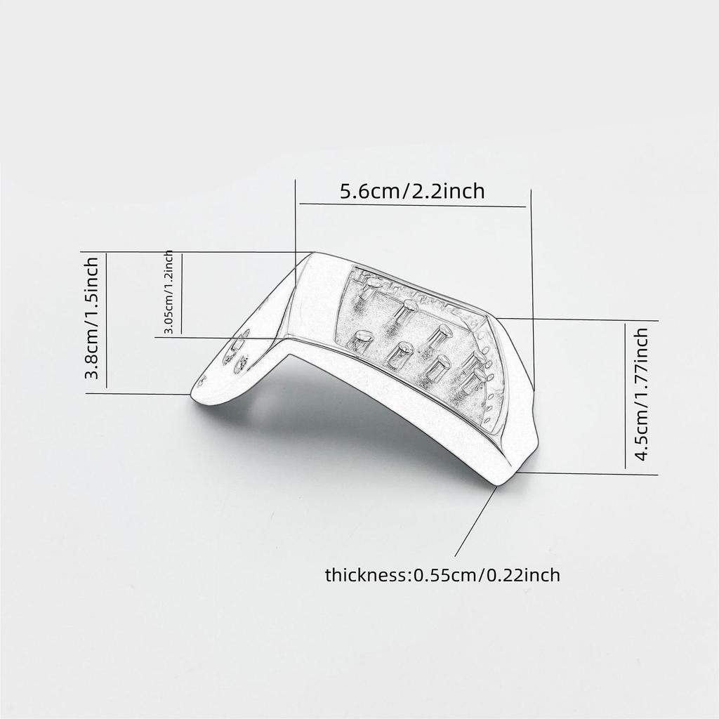 Mandolin Tailpiece Sturdy Replacement with 4 Mounting Screws Tailpiece Mandolins Part Replacement for 8 String Mandolins Guitar