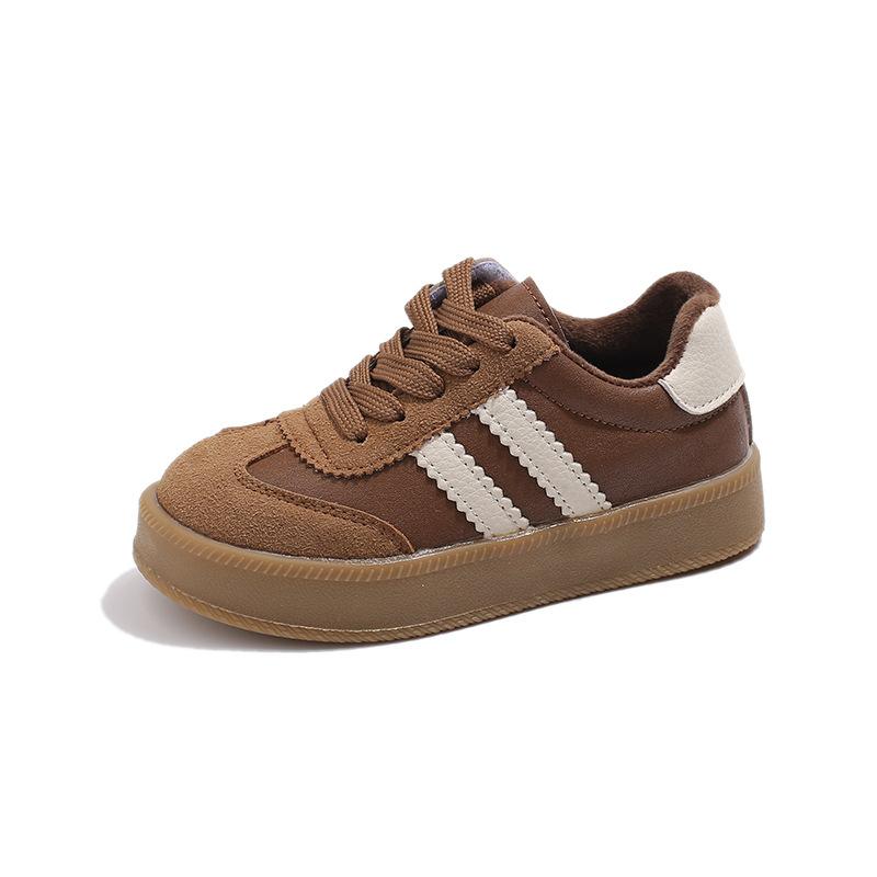 

Children Winter Boys Fleece Sneaker Foreign Style Thermal Board Shoes Sports Shoes Girls Soft Soled Cotton Casual Shoes Neutral 37