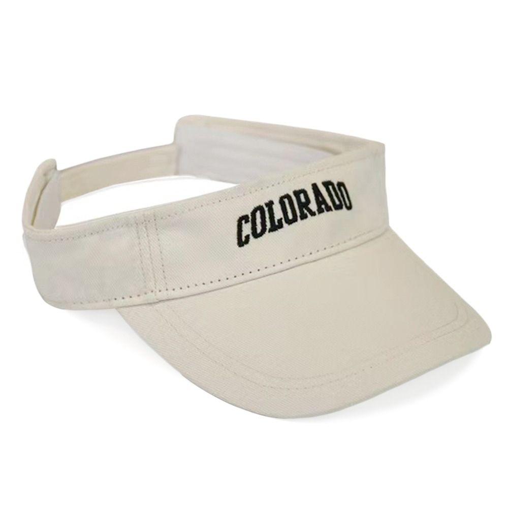Sun Protection Sports Visor Breathable Empty Top Hat Summer Sun Hat  Tennis