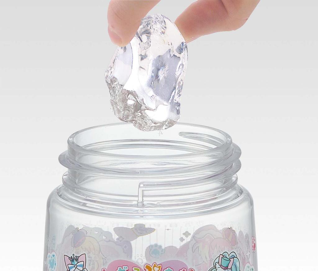 Skater Wasserflasche Wandafuru PreCure 480ml Klare Flasche mit Strohhalm für Kinder PDSH5-A