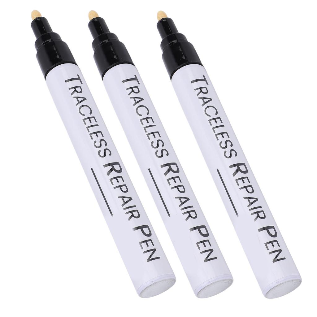 3 Pcs Black Touchup Paint Pen for Car Weather Resistant Long Lasting Automotive Scratch Repair Pen