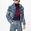 Louis Vuitton x Nigo 2010s patchwork hooded denim jacket 1A9K6B