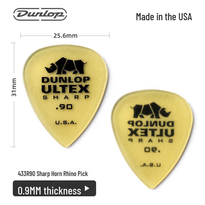 Dunlop Rhino 421R Anti-Slip Guitar Pick for Acoustic & Electric Guitars
