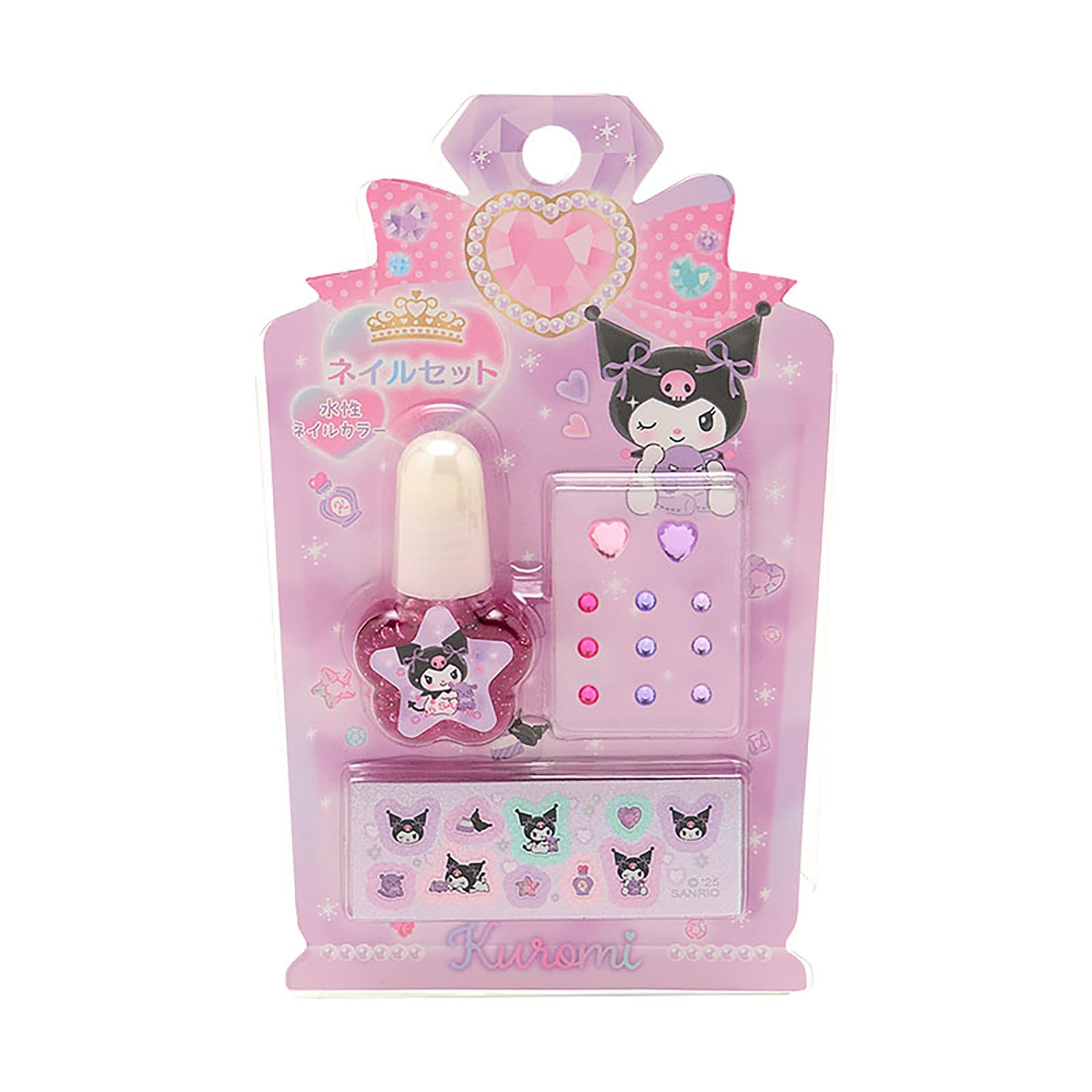 Sanrio Nail Color Set Kuromi (Ages 6 and up) 199125