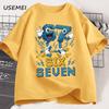 Summer Funny Six Seven T-shirt Cotton Short-sleeve Tshirt Gen Harajuku Streetwear Men Women Tees