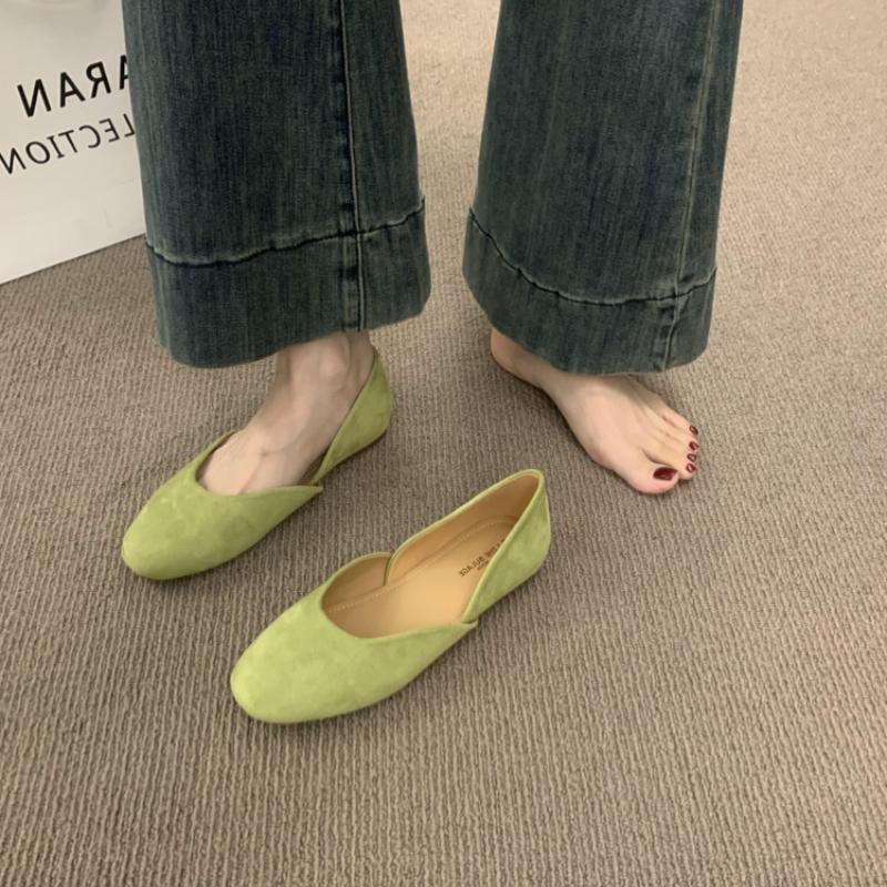 Bailamos Damen Square Toe Vintage Flats Weiche Loafer Bequeme Leder Ballerinas für Damen Kleiderschuhe Mujer Damenschuhe