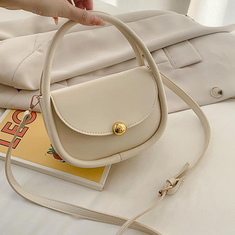 Stylish 2023 Summer New Simple Fashion Trend Shoulder Bag Street Style Saddle Bag