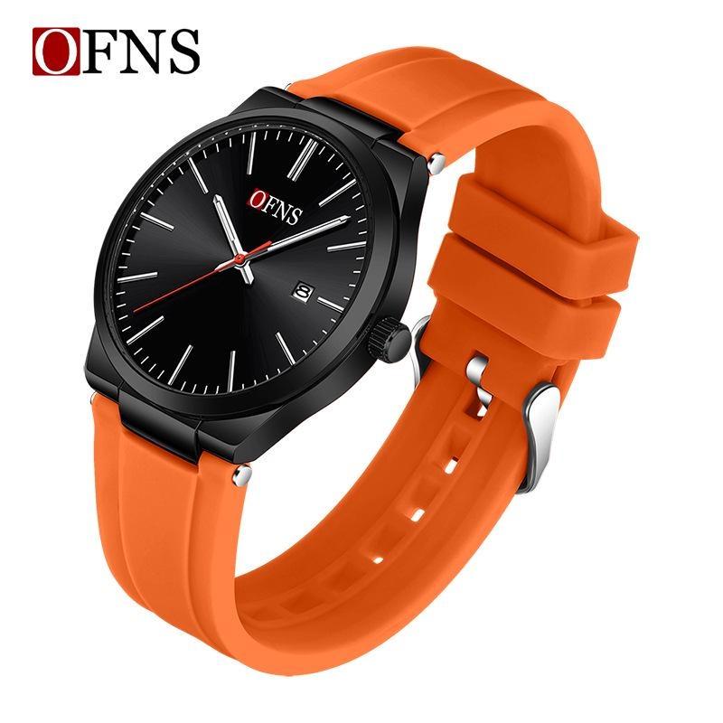 Fashion Mens Womens Watch Outdoor Sports Business Stainless Steel Man Watch Luminous Blue Dial Calendar Quartz Watches for Men+Box