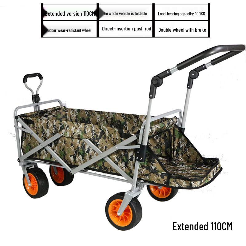OEING Outdoor Folding Camping Utility Wagon