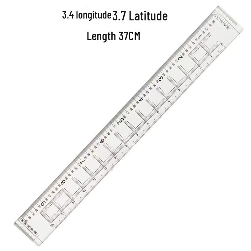 1:50,000 Geographic Coordinate Map Ruler