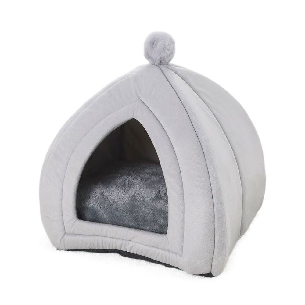 Soft Semi-enclosed Cat Villa Warm Cat Sleeping House Creative Cats Cave Bed  Indoor