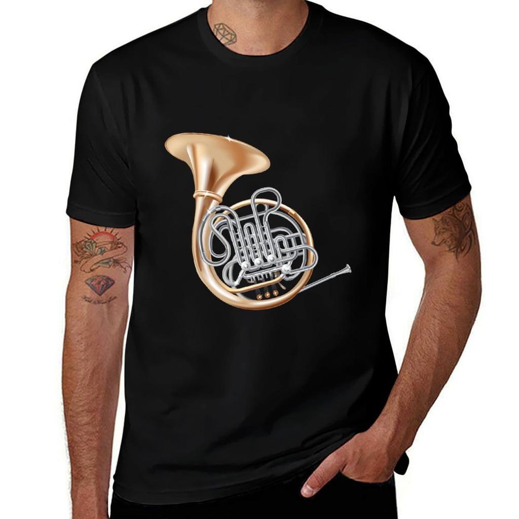 French Horn Tshirt Performance Workout Short Sleeve Tee