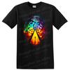 Colorful Hexagon Pathway T Shirt Vintage Classic Rock Album Cover Art Style Tee