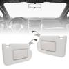Sun Visor Replacement with Mirror and Makeup Light Stylish Grey Effective Sun Shielding Visor Board 