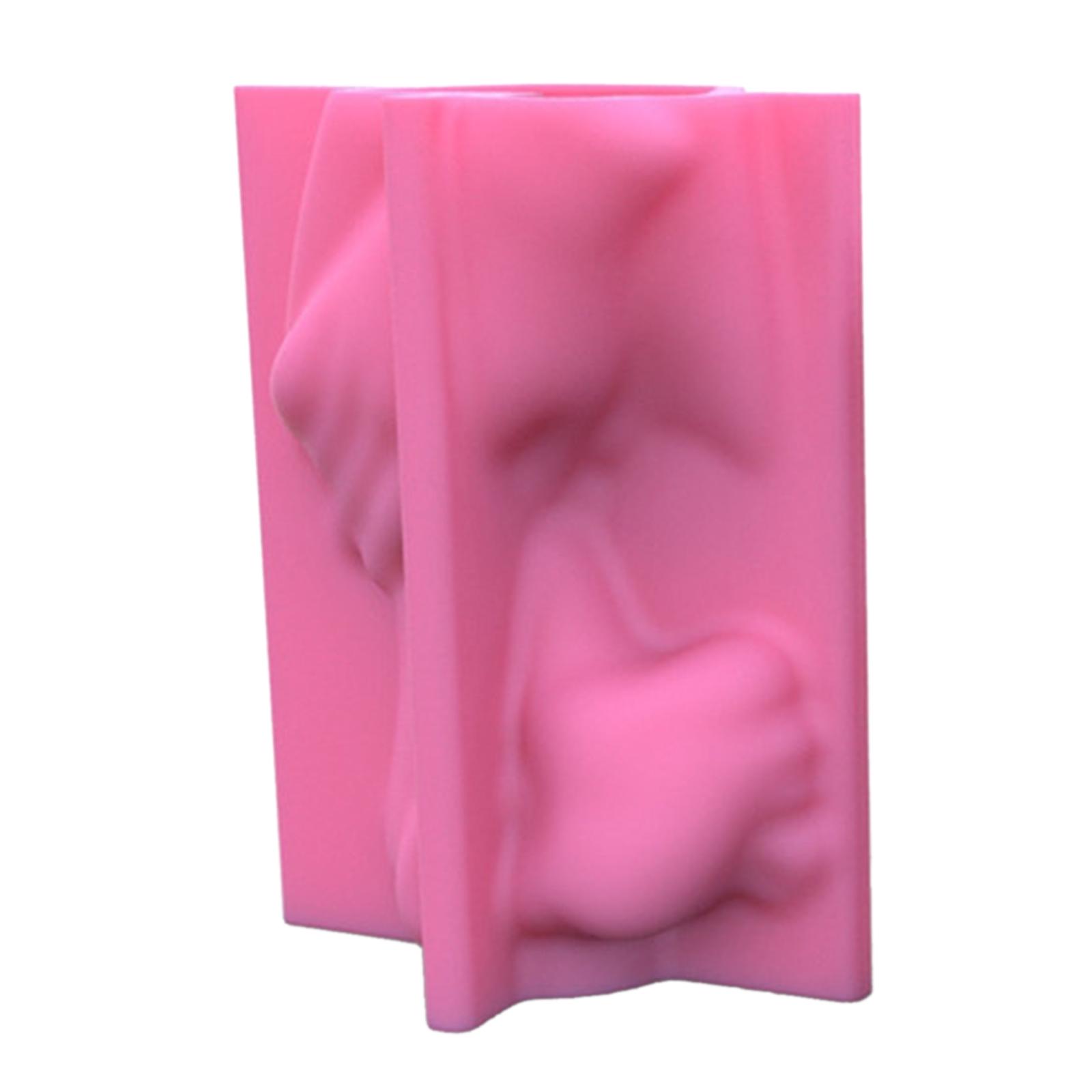 

Half-body Human Body Flower Pot Silicone Mold Epoxy Resin Casting Mold Succulent Vase Cement Mold Plants Holder Mold 1