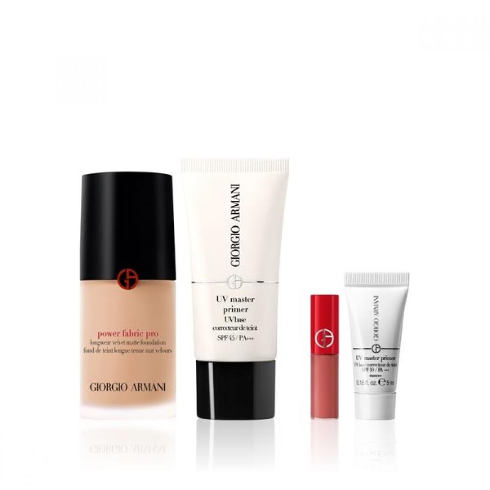 Armani Beauty Power Fabric Pro Foundation Uv Master Primer Set No. 1.75/mauve