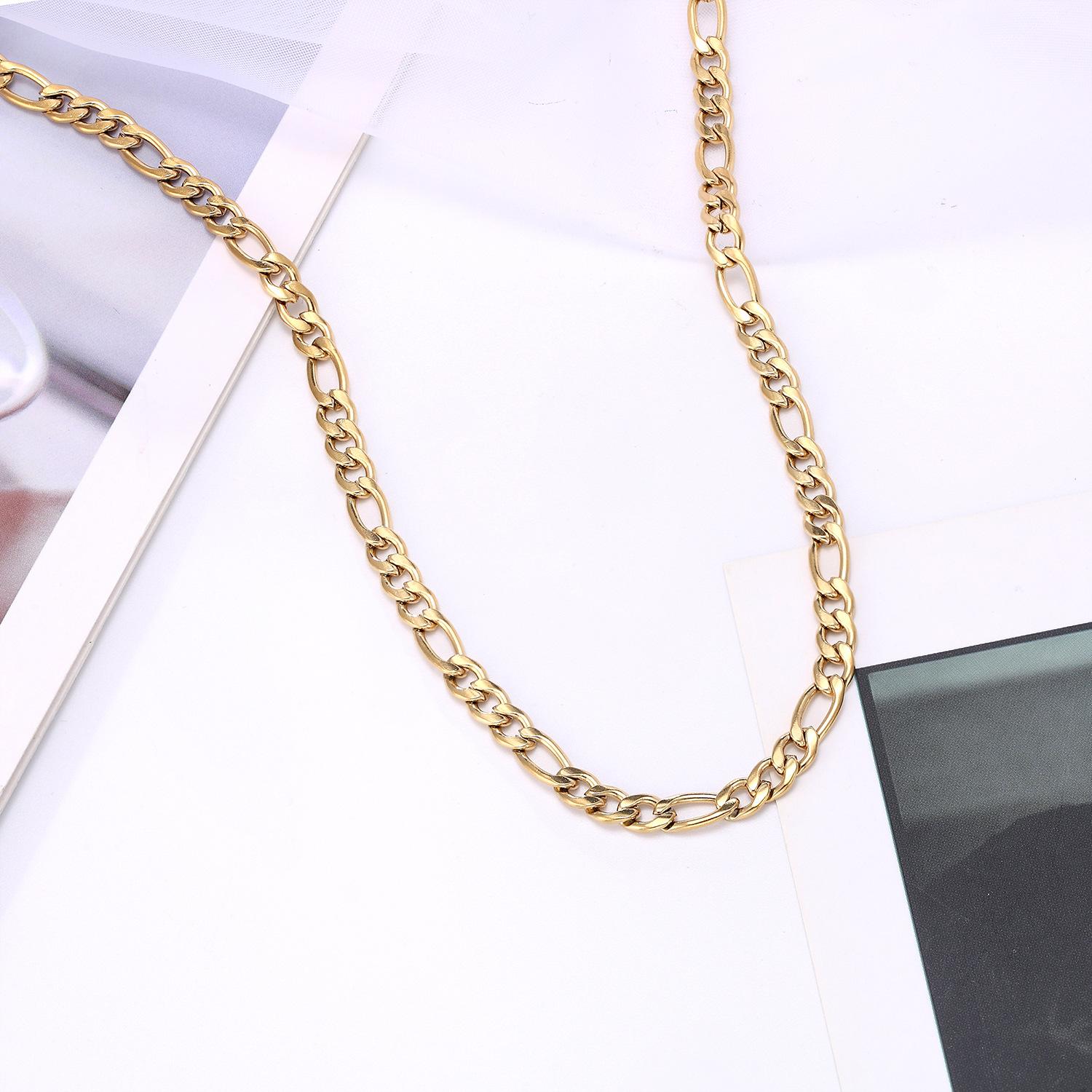 

Trendy Cuban Necklace Female Niche Design Collarbone Chain Hip Hop