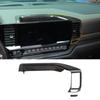 Black Wood Interior Steering Center Console Cover Trim For Chevy Silverado +