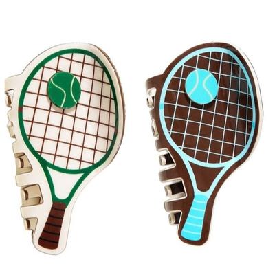 Creative Tennis Shark Hair Clip Tennis Racket Shape Hair Claw Cute Hair Clamps  for Women Girls