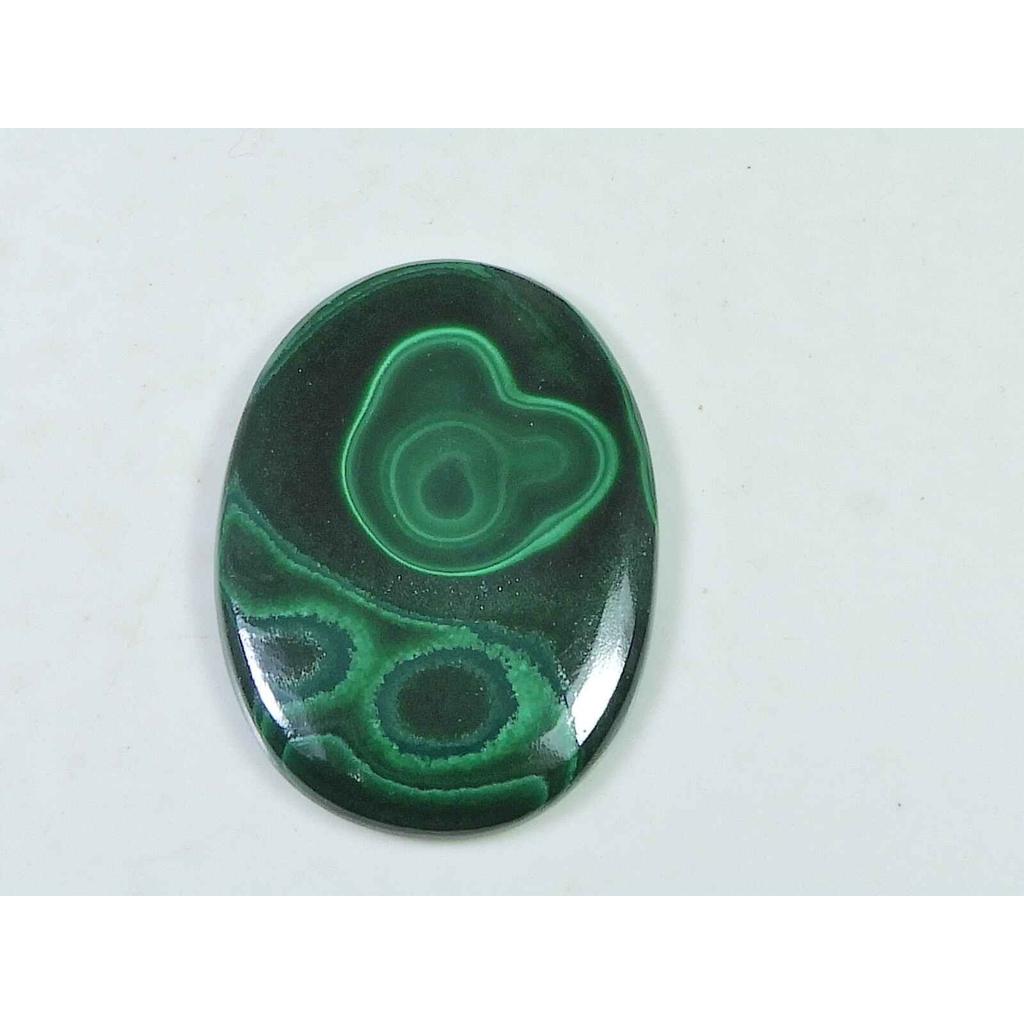 46Cts. Natural Green Malachite Oval Cabochon Loose Gemstone 25X35X03 MM SK-2014