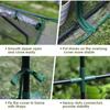 120/180/270cm Outdoor House Canopy Complete Plant Gardening Green with Frame Cover Tunnel New Greenhouse Flower Garden Shed