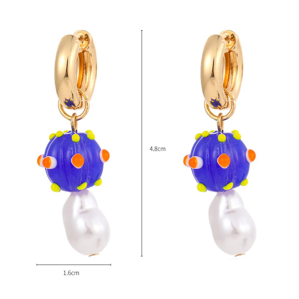 Makersland Vintage Mushroom Earrings Acrylic Irregular Jewelry Accessories Girls Gifts Geometric Earrings for Women
