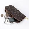 New trendy unisex zipper bag printed large capacity wallet card bag change mobile phone bag long wallet
