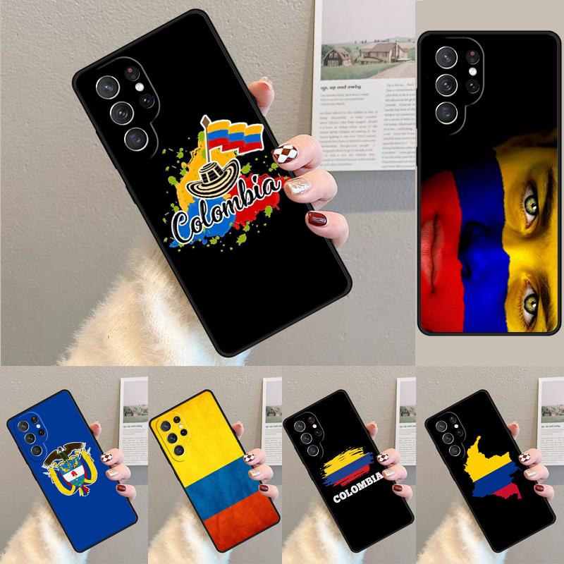 Colombia Flag Phone Case for Samsung Galaxy Note 10 Pro S26 Ultra S23 S24 FE S25 S21 S22 PLUS Shockproof Cove