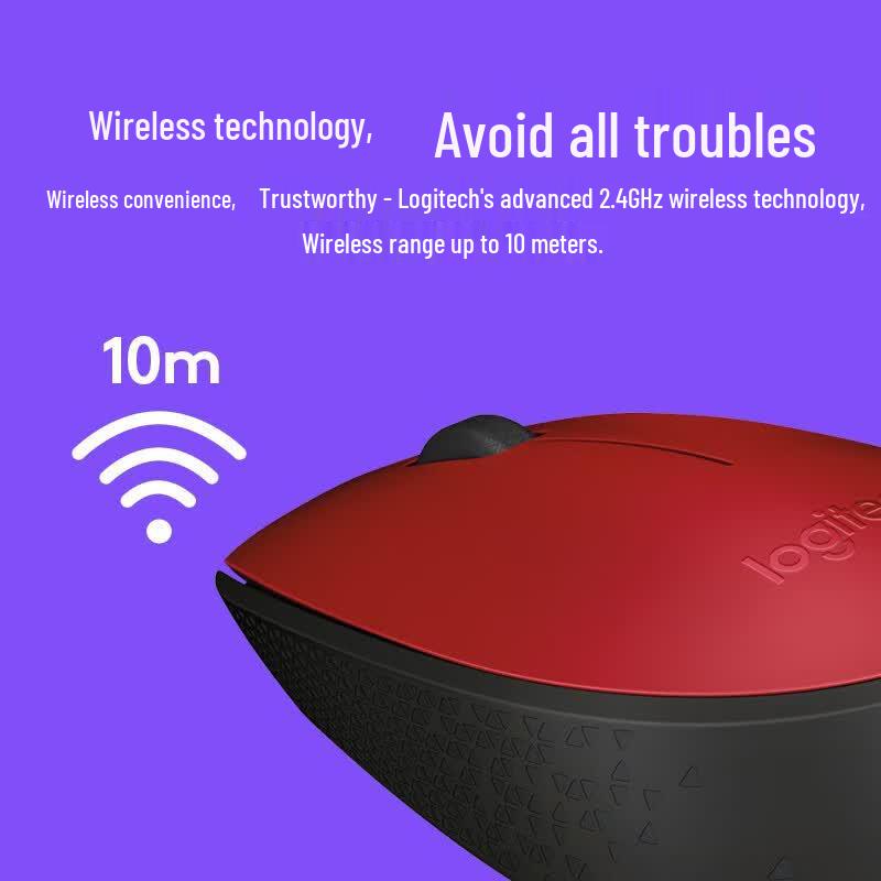 Logitech M170 Wireless Office Mouse with Large Mouse Pad