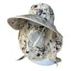 Face Neck  Omnibearing Picking Tea Hat Breathable Mesh Sunscreen Hat Creative Women Sun Hat  Riding