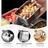 3/6/10PCS Stainless Steel Food Container Refrigerator Food Storage Box Portable Food Freshness Preservation Box Picnic Box