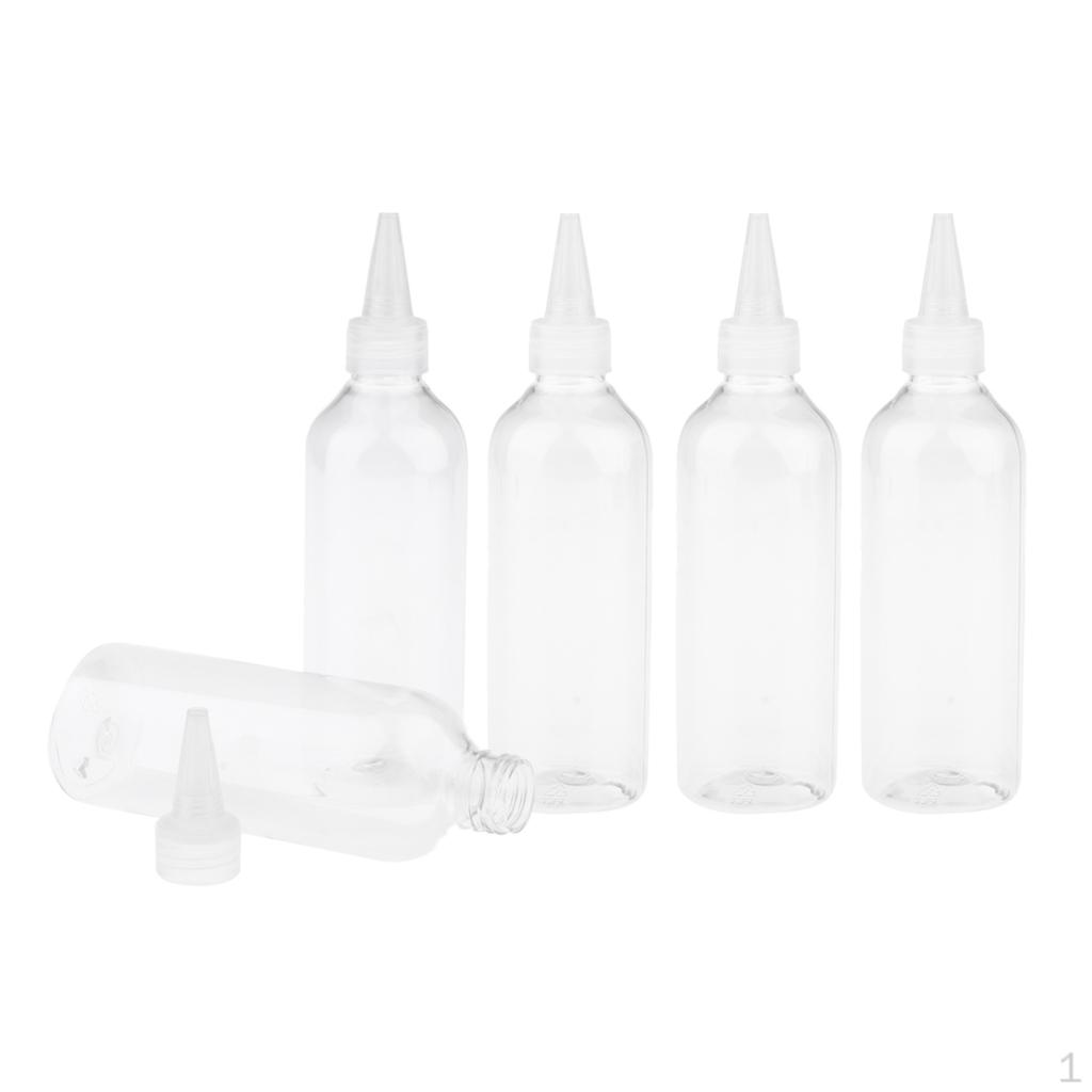 5PCS, 250ML, Refillable Perfume Sub Bottles, Cosmetic Containers Case Holders, Travel