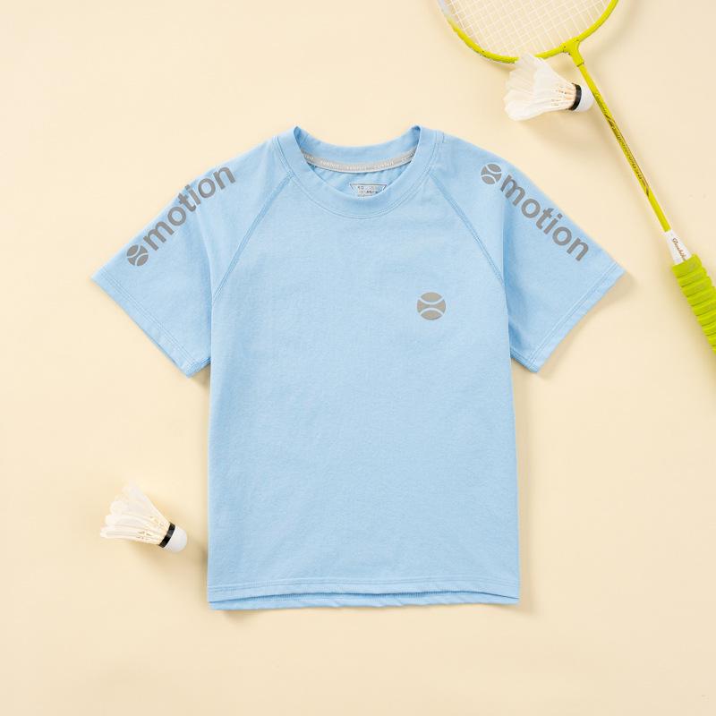 Kinder Kurzarm-T-Shirt Schnelltrocknend - Atmungsaktives, Locker geschnittenes Sommeroberteil für Mädchen und Jungen