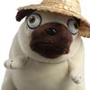 Sleeping Mate Appease Doll Pug Dog Plush Doll Stuffed Toy Elf Fat Pug Plush Toys Pug Dog Plush Toy