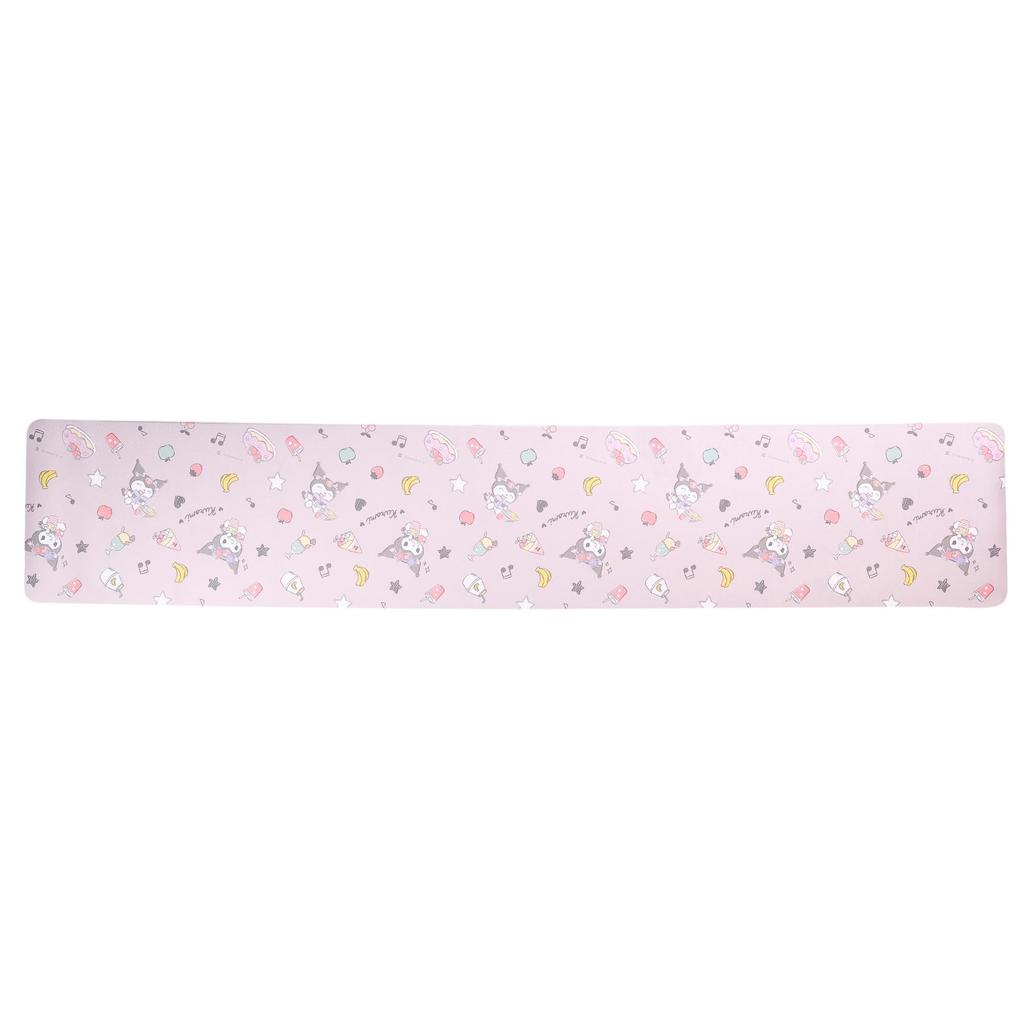 Marushin Kuromi Pop Sweet Kitchen Mat, Wipeable, Water-Repellent, Non-Slip PVC, Approx. H45 X W240cm, Product Number: 3795032900