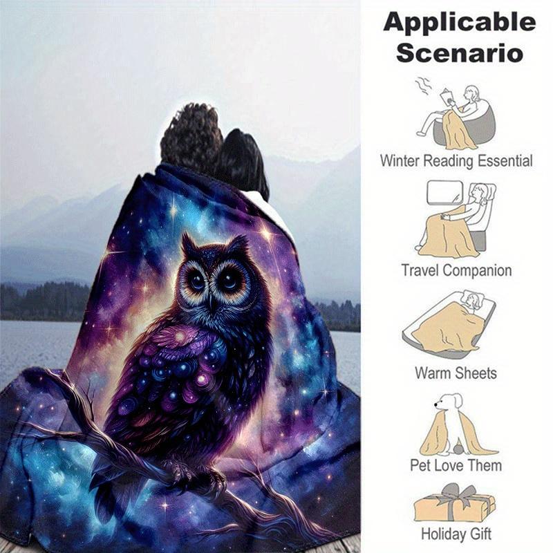 1pc Eagle Printing Lightweight Flannel Blanket, Comfortable and Warm Blanket, for Camping Sofa Bed and Couch Office, Suitable for Gift Blanke