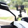 PULUZ Aluminum Motorcycle Rearview Mirror Action Camera Mount Accessory