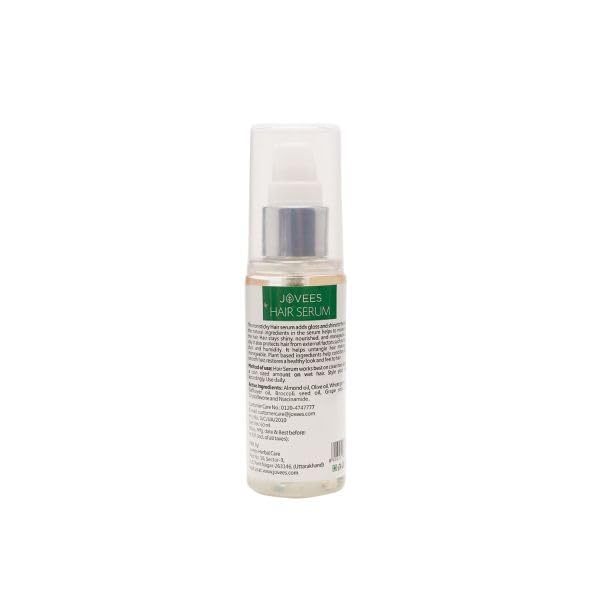 Jovees Herbal Hair Serum With Grape Seeds Almond Oil For Frizz Control Shiny Smooth Hair 60ml