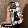 Mato seihei no slave Tenka Izumo Translucent MagSafe Mobile Phone Case for iPhone 17 16 15 14 13 12 11 Air Pro Max Plus Colorful