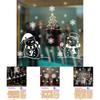 Charming Christmas Window Stickers With Whimsical Santa Art For Festive Decor In Every Space