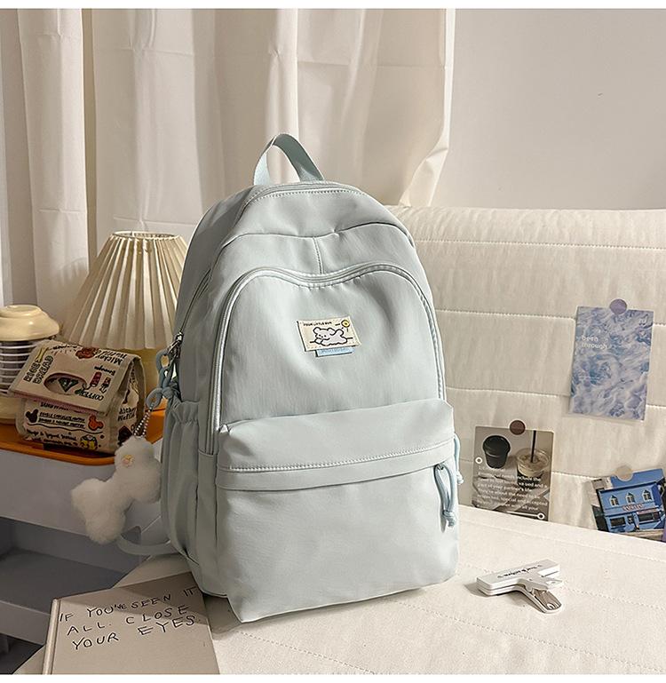 Cartable Design étudiant lycée cartable fille, cartable collège étudiant collège couleur unie étudiant collège simple polyvalent