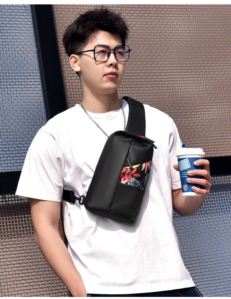 2021 Men's Cross-Border Business Chest Bag: Outdoor Casual Shoulder/Waist Bag
