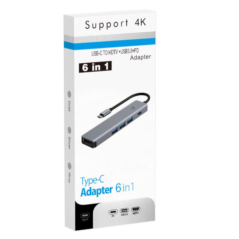 Type-C 4K HD Multi-Port Expansion Dock with Screen Converter